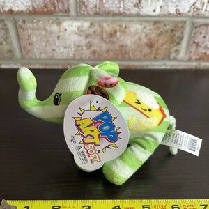 Cuppie Pop Art Soft Plush Mini Elephant 4” Tall &  +6” Length